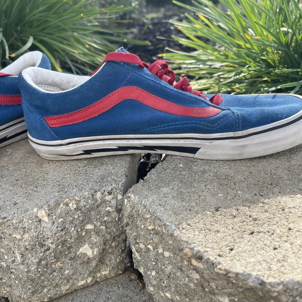Vans Sneakers Men's 9.5 Suede Dazzling Blue Shoes